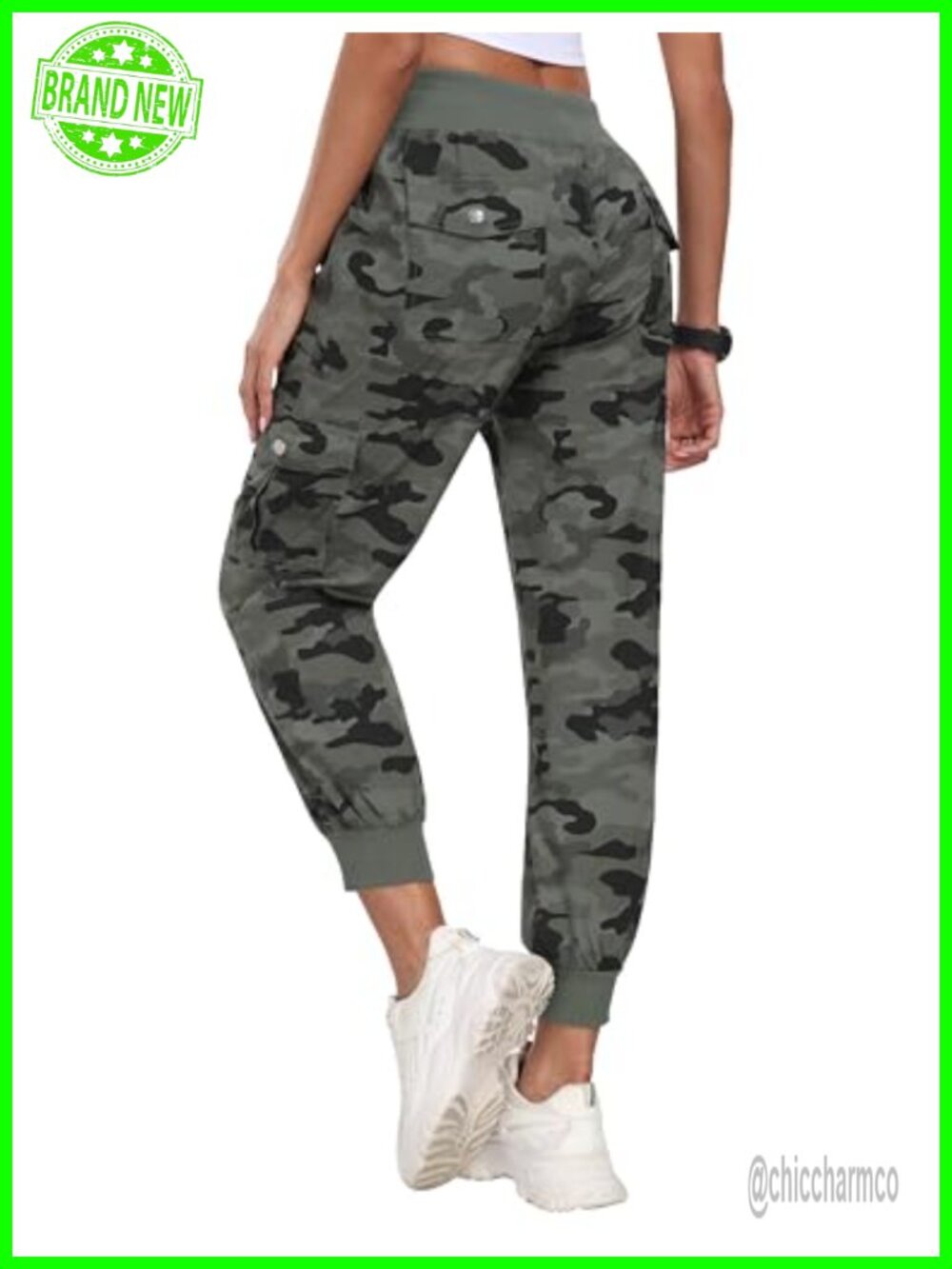 MoFiz Women's Lightweight Quick Dry Cargo Jogger Pants Hiking Outdoor